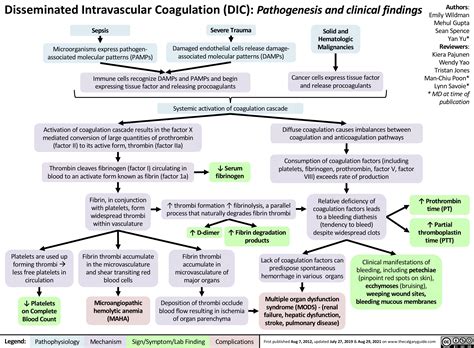 Disseminated Intravascular Coagulation (DIC) Workup .